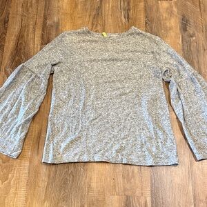 Zara Heather Gray Knit Top